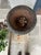 Metal Vintage Pair Heavy Cast Iron Urns on Pedestals. Believed to Be Early 20th Century. For Sale - Image 7 of 7