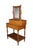 Victorian Antique Victorian Plum Pudding Mahogany Washstand Vanity W Mirror 62" For Sale - Image 3 of 18