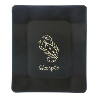 Couroc of Monterey Scorpio Zodiac Cocktail Tray For Sale