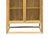 Light Brown Slatted Doors Display Storage Minimalist Zen Cabinet For Sale - Image 10 of 14
