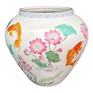Porcelain Vase - The Vase of the Golden Carp by Zhe Zhou Jiang