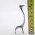 Vintage Italian Handmade Silver Stylized Giraffe with Long Neck, Tuscany, Italy, 1980s For Sale - Image 10 of 11