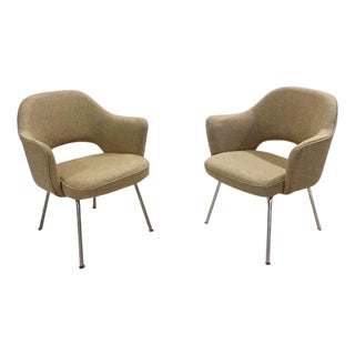 Executive Chairs by Eero Saarinen for Knoll, 1950s, Set of 2 For Sale