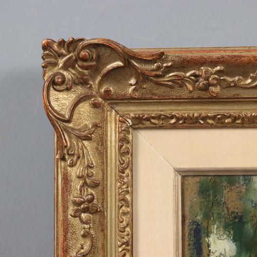 Domenico De Bernardi, Landscape, Oil Painting, Framed For Sale - Image 8 of 13