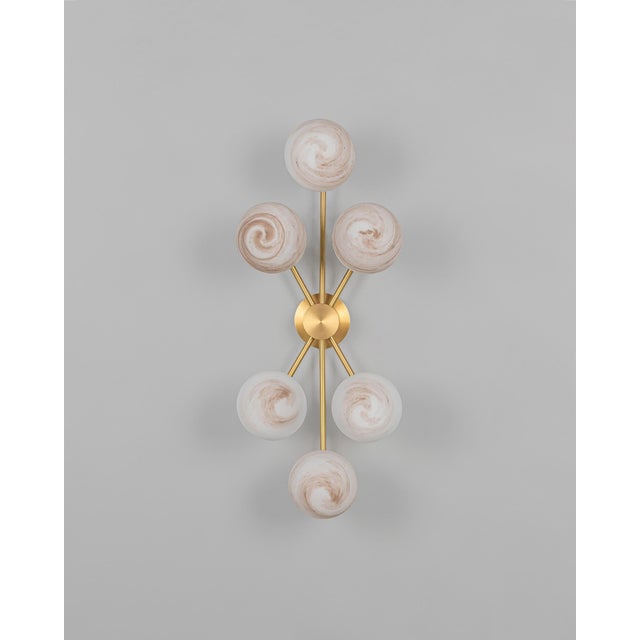 Metal Orion 6 Flush Mount For Sale - Image 7 of 12