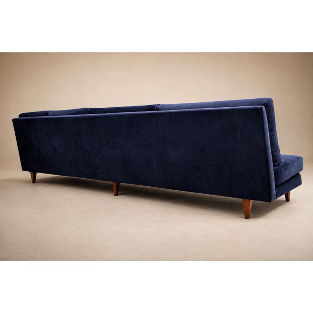 Four-Seat Brazilian Modern Sofa in Hardwood by Joaquim Tenreiro, Brazil, 1950s For Sale - Image 11 of 18