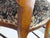 19th Century Sculptural Backrest Walnut and Velvet Sec Dining Chairs, Set of 4 For Sale - Image 12 of 13