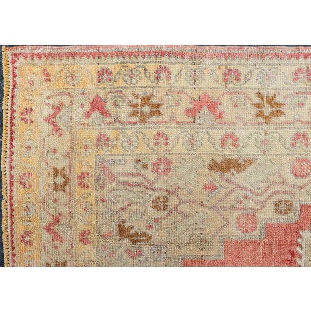 Early 21st Century Turkish Vintage Rug 4' x 6'3" #21318 For Sale - Image 5 of 8