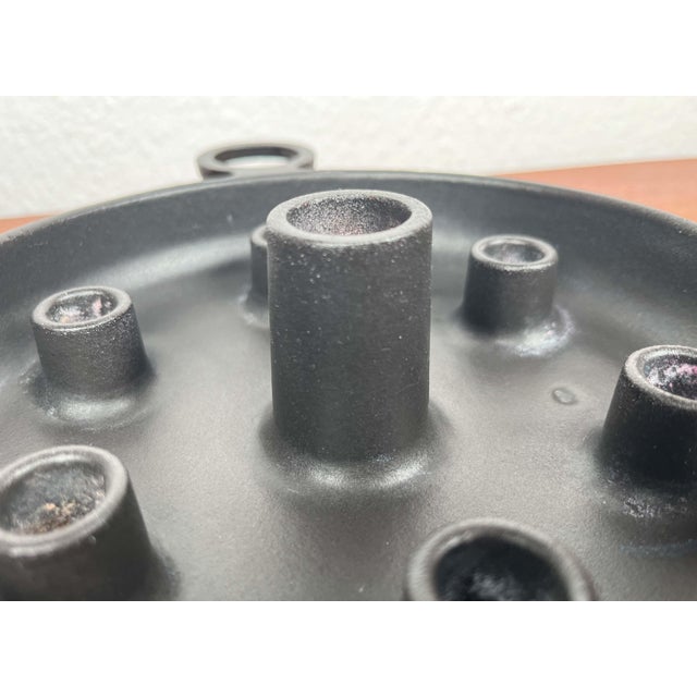 Mid-Century Modern Cast Iron Candleholder by Timo Sarpaneva for Rosenlew of Finland, 1960s For Sale - Image 18 of 18