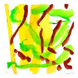 "Dolphin Dance 05" Painting by Ellen Priest