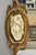 Gold Vintage French Rococo Large Gold Wall Mirror With Bisque Figural Lovers Plaques For Sale - Image 8 of 12