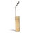 Mid 20th Century Mid 20th Century Frederick Weinberg Mid Century Black Wire and Parchment Guitar Lamp For Sale - Image 5 of 8