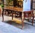 Make a bold statement with this large French Rococo-style executive desk, featuring a rich brown finish, elegant curved...