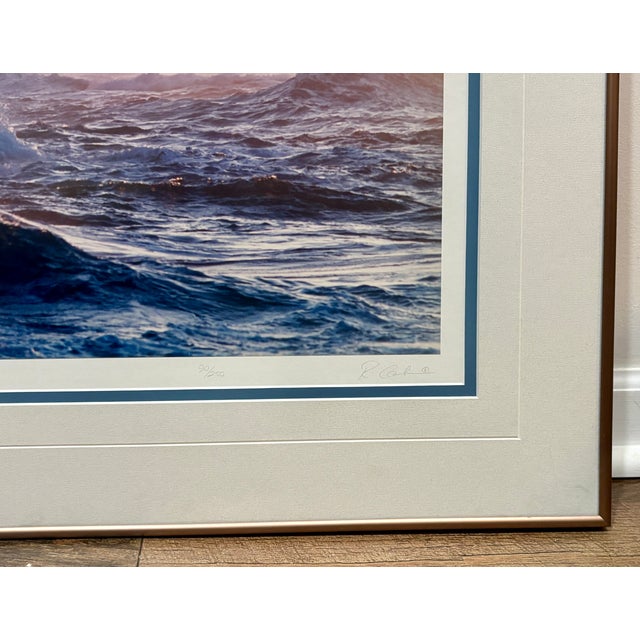 Late 20th Century Large 39" Signed Limited Edition Seascape Photograph - "Inexpressible Sense of Wonder" For Sale - Image 5 of 12