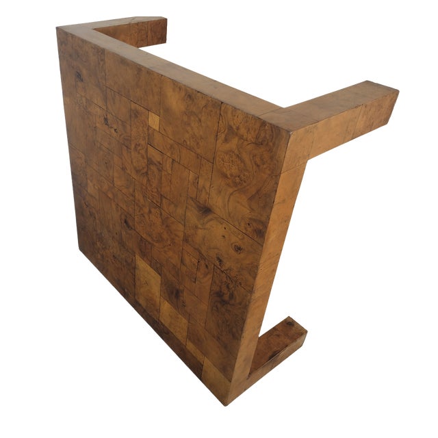 Paul Evans Burl Walnut Patchwork Coffee Table in the Style of Paul Evans, Circa 1950s For Sale - Image 4 of 10