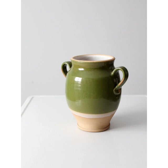 Late 20th Century Vintage Rowe Pottery Works Amphora Vase For Sale - Image 5 of 13