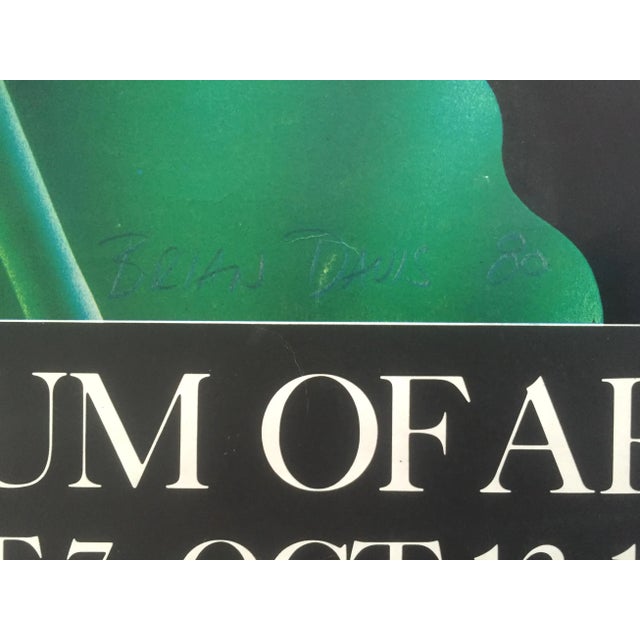 Vintage 1980 Brian Davis Collotype Print "Calla 1" Long Beach Museum Exhibition Poster For Sale - Image 10 of 11