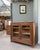 Parisian Glass-Fronted Oak Buffet, 1940s For Sale - Image 4 of 16
