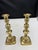 Pair of Vintage English Brass Candlesticks For Sale - Image 4 of 6
