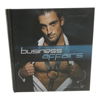 Business Affairs Artistic Portraits of Males Photographs Hardcover Small Book For Sale