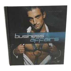 Business Affairs Artistic Portraits of Males Photographs Hardcover Small Book