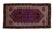 Hand Knotted Low Pile Turkish Yastik Petite Rug Organic Wool Mat - 18'' X 33'' For Sale - Image 6 of 12