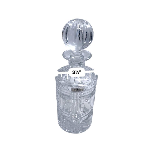 Late 20th Century Ralph Lauren Glen Plaid Crystal Decanter With Stopper Made in Poland For Sale - Image 12 of 13