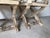 Vintage Maison Jansen Neoclassical-Style Carved Wood Ottomans – Pair For Sale - Image 9 of 11
