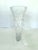 Vintage West Germany Lead Cut Crystal Cornucopia Vase – 11.25” For Sale - Image 4 of 6