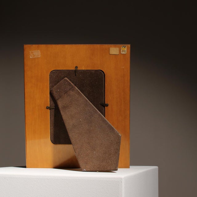 Lacquered Goatskin Parchment Picture Frame by Aldo Tura, Italy, 1970s For Sale - Image 6 of 11