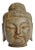 Vintage Stone Asian Buddha Head Sculpture For Sale