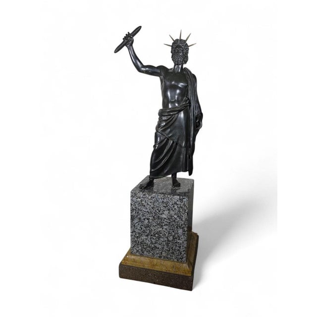 Mid 18th Century Sculpture of Jupiter, 18th Century, Bronze For Sale - Image 5 of 18