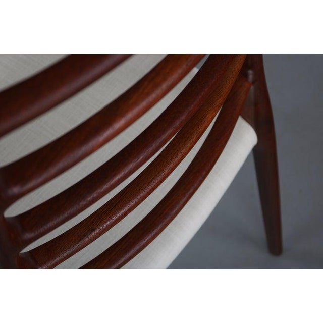 Niels Møller No. 82 Side Chairs in Teak J.L. Møllers Møbelfabrik, Denmark - A Set of 2, Denmark For Sale In Orlando - Image 6 of 9