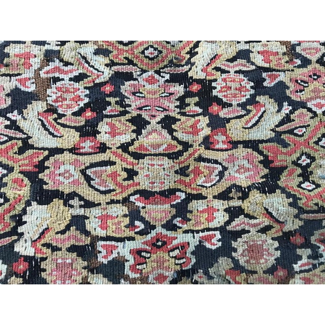 Antique Fine Senneh Kilim Rug, 1890s For Sale - Image 14 of 16