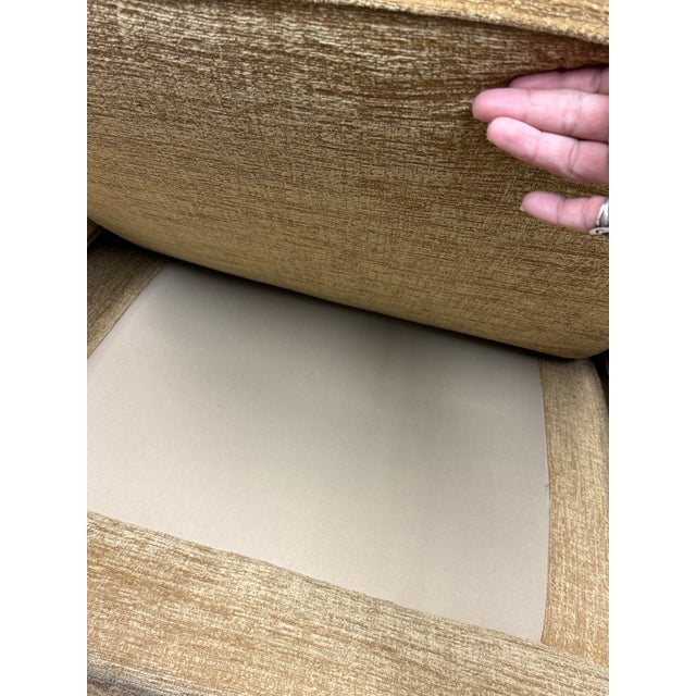 Circa 1920's Victorian Three Seater Wheat Sofa For Sale - Image 10 of 12