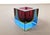 Murano Sommerso Glass Cube by Flavio Poli, 1960s For Sale - Image 12 of 12
