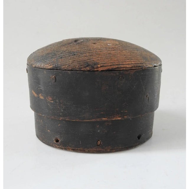 Small Antique Bentwood Oval Spice Box For Sale - Image 9 of 9
