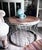 Transitional Reclaimed Wood & Distressed Wrought Iron Coffee & Side Tables Trio For Sale - Image 9 of 13