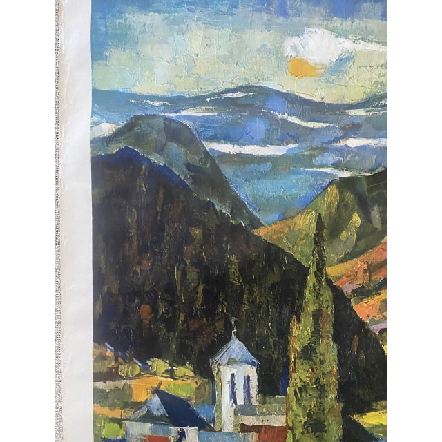 Pyrenees Poster from Gerard Calbet, 1950s For Sale - Image 3 of 15