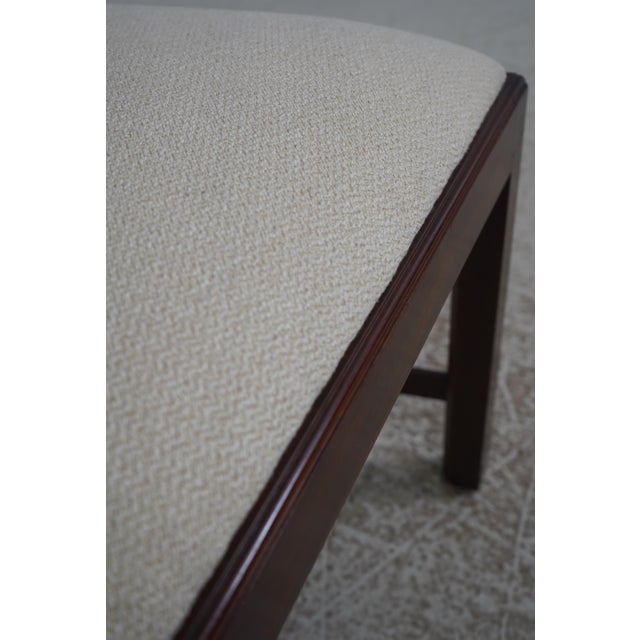 Set of 8 Henkel Harris Model 107 Mahogany Dining Chairs For Sale - Image 16 of 18