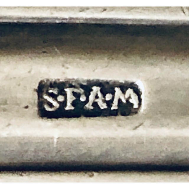 Silver Vintage Guy Degrenne French Silver Plated Flatware, Set of 37 For Sale - Image 8 of 13