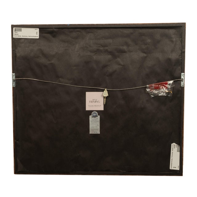 Important German Expressionist Etching Hamburg, Reiherstiegdock by Emil Nolde 1910, Framed For Sale - Image 11 of 11