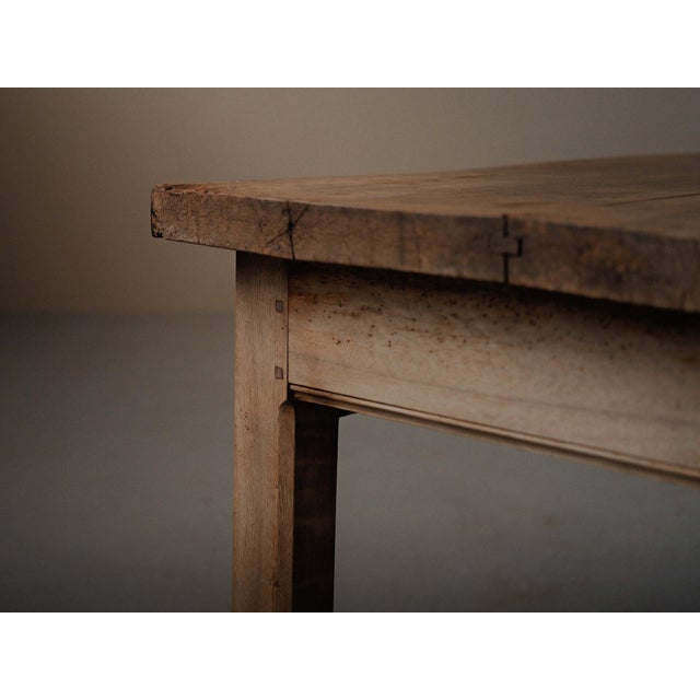 Antique French Oak Worktable, 1890s For Sale - Image 4 of 18