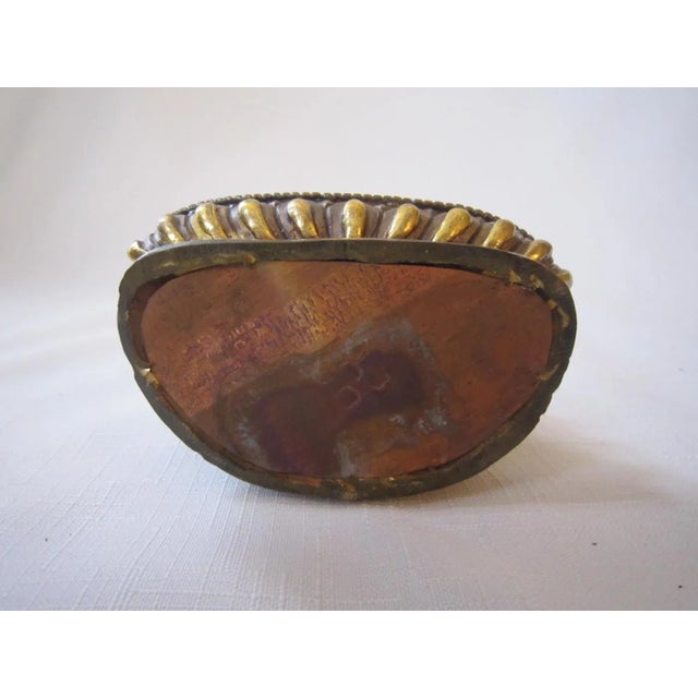 Metal Shakyamuni Bronze and Gold Nepalese Figurine For Sale - Image 7 of 7