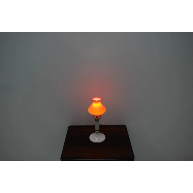 Mid-Century Table Lamp from Drukov, 1970s For Sale - Image 4 of 9