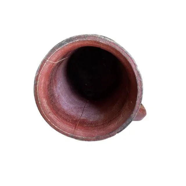 1900s Primitive German Wood Stein Vase For Sale - Image 4 of 5