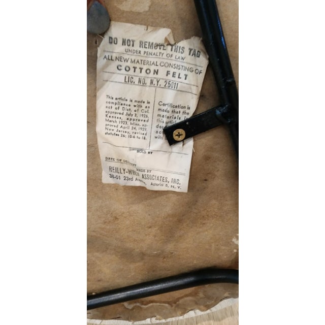 1950s Vintage 1950s Butterfly Back Steel Side Chair by Reilly-Wolz Associates, Inc., Astoria, New York. For Sale - Image 5 of 12