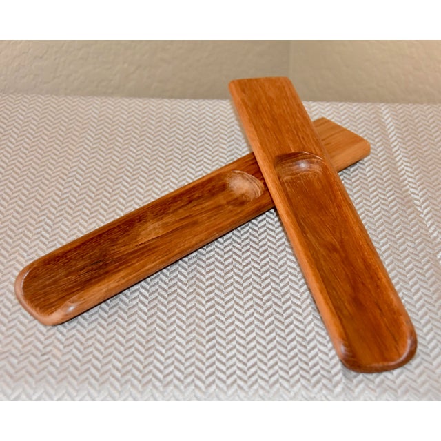 1960s Teak Salad Tongs by Jens Quistgaard for Dansk Design Jhb - a Pair For Sale - Image 9 of 9