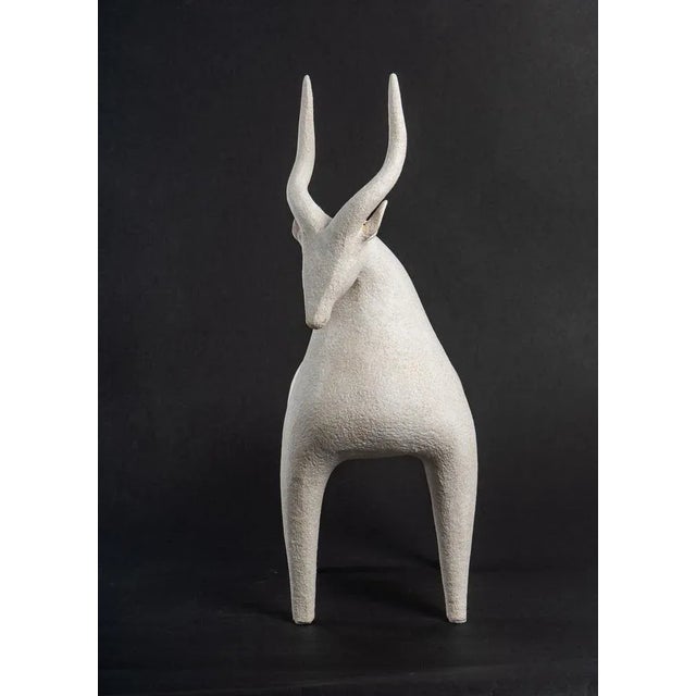 Contemporary Gazelle Animal Sculpture by Athena Jahantigh For Sale - Image 3 of 5