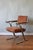 Mid 20th Century Pair of Mid-Century Modern Side Chairs in Light Chocolate Suede For Sale - Image 5 of 11